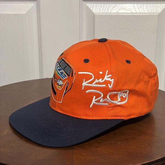 🔥🔥 Vintage NASCAR RICKY RUDD #10 Flat Bill Adjustable Hat - Perfect Condition - Picture 2 of 8